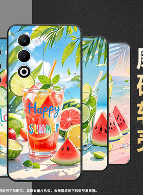 适用oppoa5手机壳cph2735防摔0pp0k12sreno14pro保护套pkt110耐磨opporeno13pro硅胶oppor7s商务西瓜冰饮