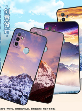 适用OPPOA1K手机壳CPH1923黑色A11s磨砂壳CPH1803雪山风景A52020男女A3s软壳0pp0A7皮套A8高级A12保护套