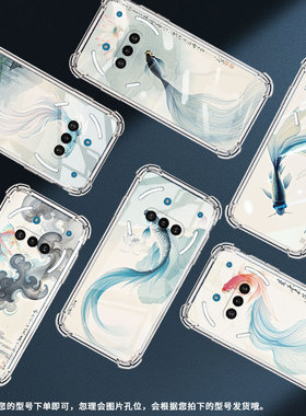 适用NothingPhoneCMF2Pro手机壳Phone3APro防摔斗鱼气囊壳Phone3A中国风NothingPhone3硅胶保护套