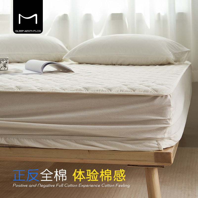 正反全棉夹棉床笠加厚单件席梦思床垫保护罩纯棉冬季防滑床罩床套,床上用品,床笠,淘宝优惠券,粉丝福利购,淘宝优惠卷