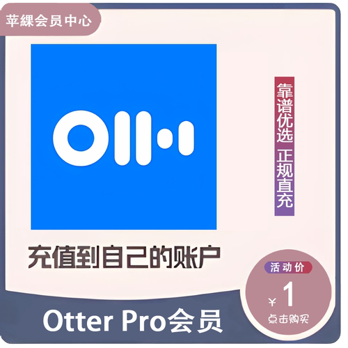Otter Pro会员300/600/1200分钟独享音频视频转文字翻译Otter.ai