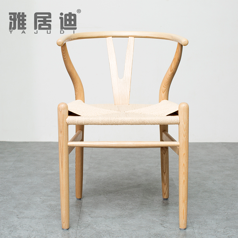 家用北欧餐椅靠背椅实木椅现代简约椅靠背椅实木椅实木餐椅