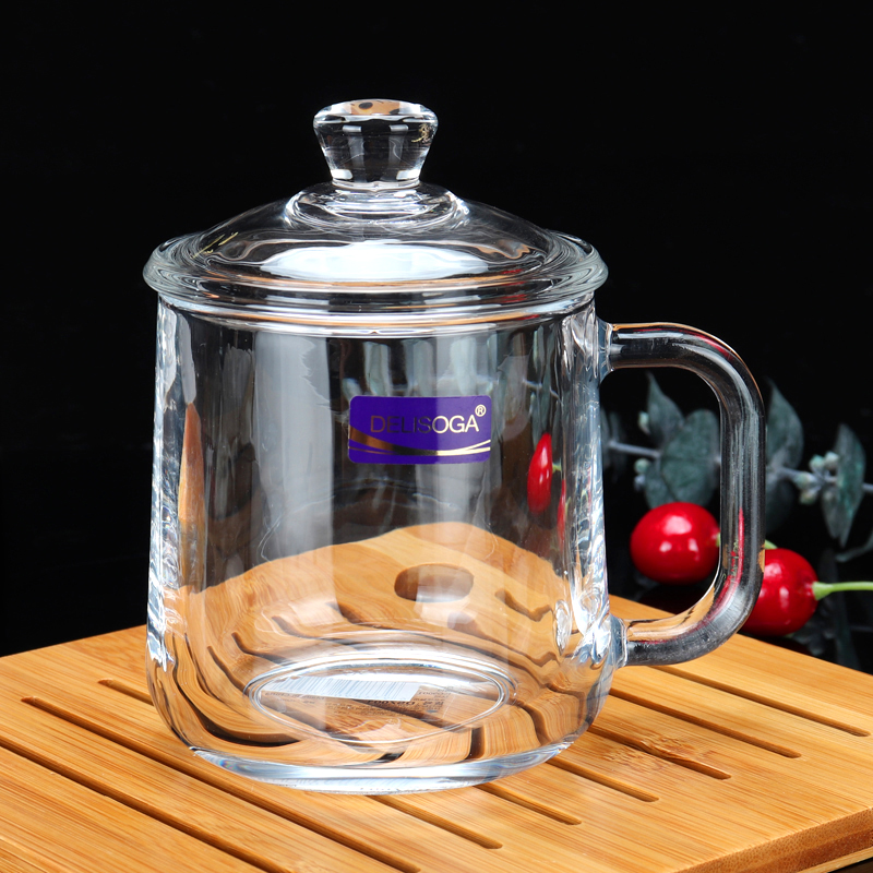 delisoga茶饮杯办公室带把杯子