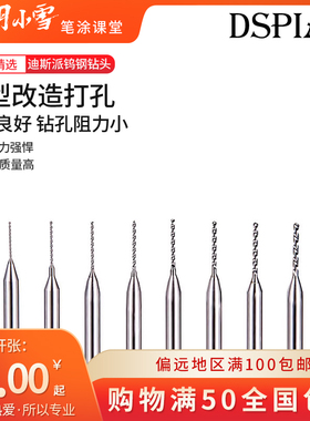 进口DSPIAE高品质钨钢钻头1.3-3.0mm麻花钻头独立包装迪斯派DB-01