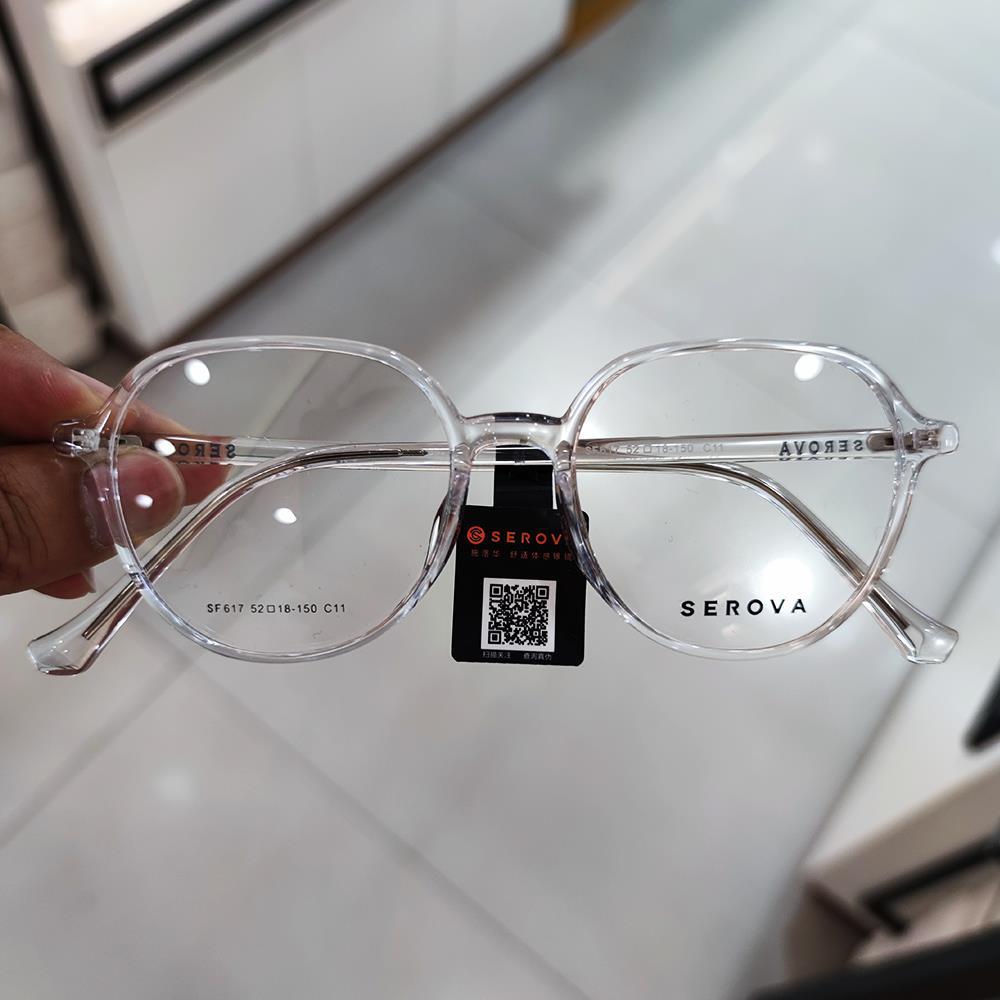 施洛华张艺兴同款近视眼镜框男素颜显瘦黑框防蓝光眼镜女潮SF617
