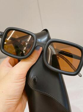 欧美小众明星同款小框太阳镜装饰眼镜框男女墨镜潮牌嘻哈抖音眼镜