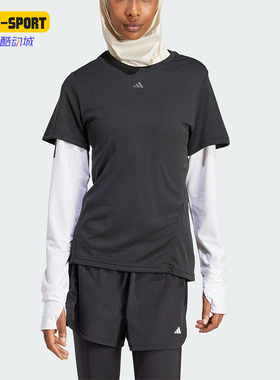 Adidas/阿迪达斯正品D4T SC T HIIT女士运动 健身短袖T恤IU1123
