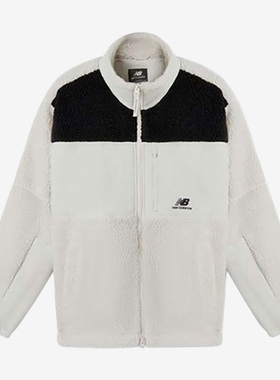 New Balance/NB男子新款立领宽松保暖羊羔绒夹克外套MDA35013
