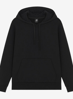 New Balance/NB男女新款纯色宽松休闲针织连帽套头卫衣AMT21570