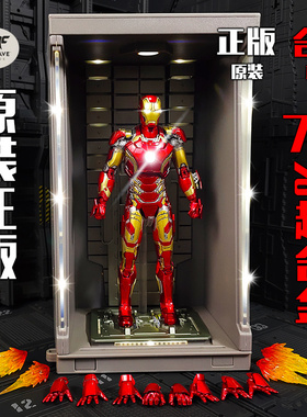 正版comicave 钢铁侠MK432合金属手办漫威复仇者联盟发光可动现货