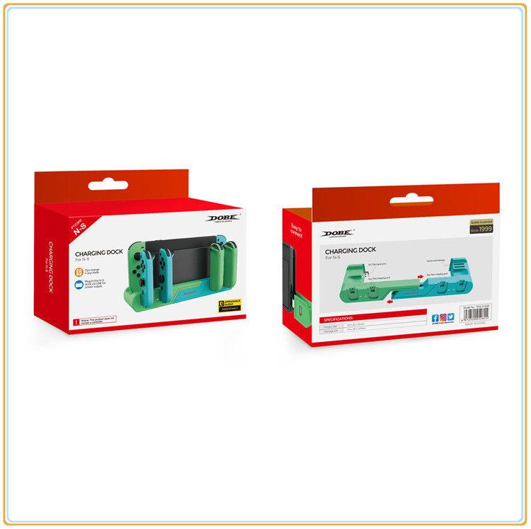 DOBE GENUINE SWITCH HANDLE CHARGER NS JOY-CON LEFT AND RIGHT SMALL HANDLE CHARGING BASE CHARGER