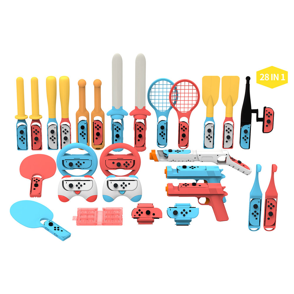 DOBE GENUINE SWITCH SPORTS SOMATOSENSORY SPORTS SET NS OLED SPORTS TENNIS RACKET GOLF FENCING