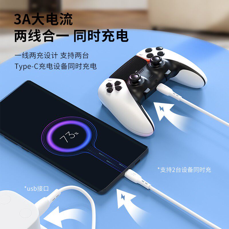 YIELD SWITCH PRO CONTROLLER CHARGING CABLE PS5 CONTROLLER CABLE TYPEC-USB DATA CABLE NS FAST CHARGING CABLE