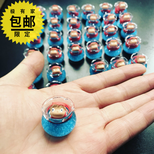 宫崎骏悬崖上的金鱼姬造景冰箱贴