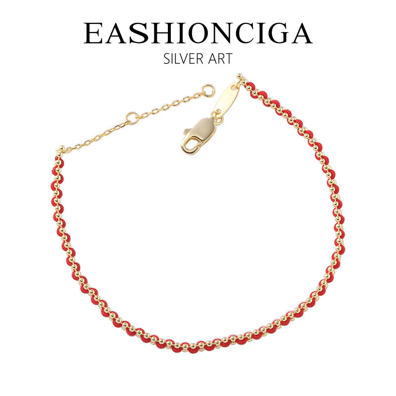 2.5mm纯银法国幸运红绳手链 男女百搭情侣编织全家福简约ESL419,饰品/流行首饰/时尚饰品新,银饰手链,淘宝优惠券,粉丝福利购,淘宝优惠卷