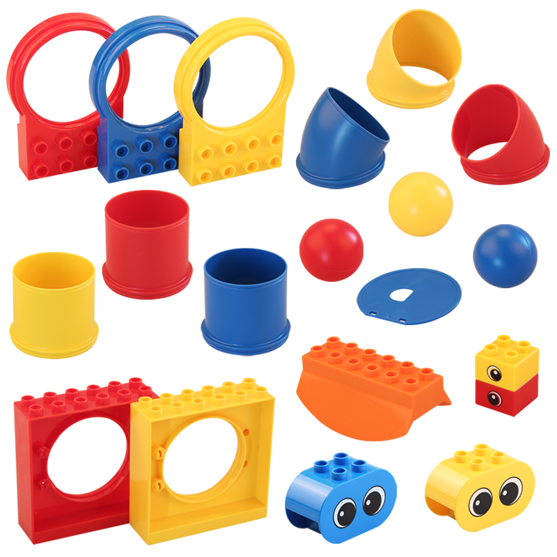 兼容乐高大颗粒积木9076管道系列