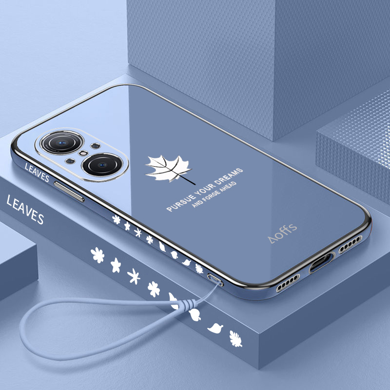 华为wiko5g硅胶创意手机壳枫叶
