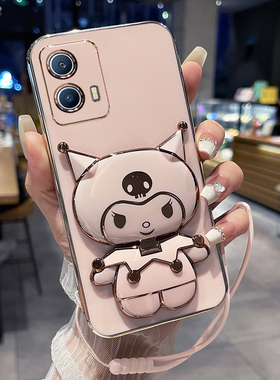 适用vivoiqoou5手机壳iqoou5保护5G硅胶套V2165A全包防摔vivo软壳u55g可爱iq00卡通vivoiq女iqoo爱酷u5带镜子