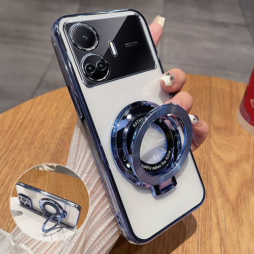 真我GTneo5se硅胶透明电镀手机壳