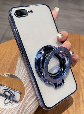 适用苹果7手机壳iphone8透明保护7plus硅胶套ip8全包防摔8p软壳7p超薄外壳puls男女i7七i8八高级感新款带支架