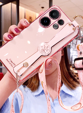 适用vivos30手机壳vivo腕带s30promini斜挎挂绳保护硅胶套全包防摔软vovis新款高级感pro女vos迷你mini可背带