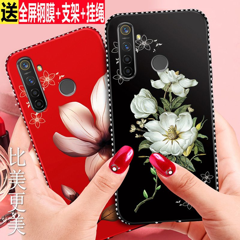 realmeQ手机壳realmeX保护硅胶套realme X青春版全包软壳RMX1971磨砂1901防摔opporealmex红色薄oppo女q真我