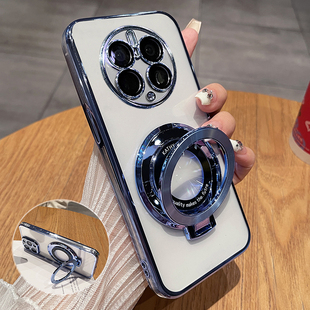 适用华为mate50手机壳mete50pro透明meta50e保护硅胶套m50全包防摔软壳mt超薄外壳mata男女潮新款 por高级感带