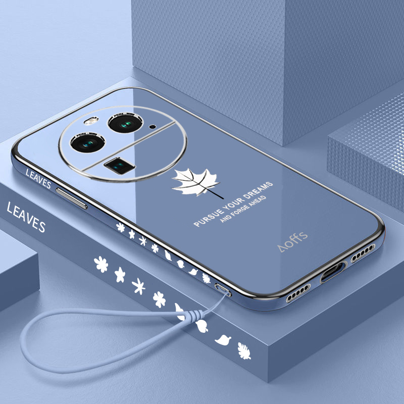 oppofindx6硅胶简约手机壳枫叶