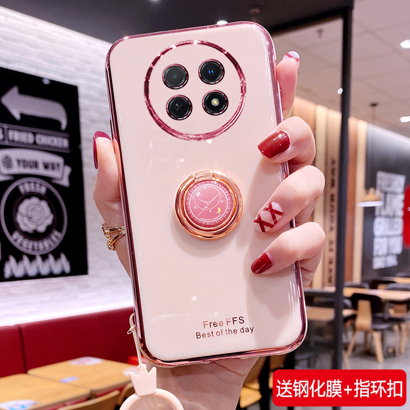华为畅享60x硅胶钟表指环手机壳