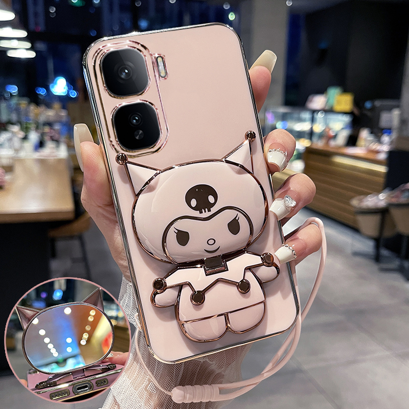 库洛米支架◆补妆镜子◆孔位精准◆裸机手感