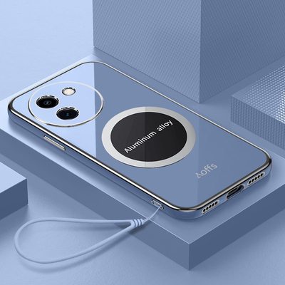 vivoy200i硅胶简约手机壳磁吸