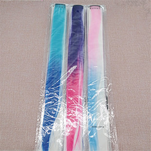E126D炫彩双色辫子发卡+12起假发夹头饰品义乌小商品外贸小饰品