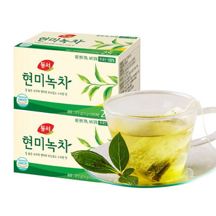 韩国茶 韩国进口东西玄米绿茶 1.5克*25包 37.5g/每盒