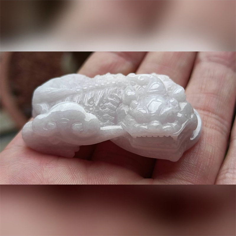 2000翡翠貔貅吊坠男女冰糯种高端玉石器霸王皮丘挂件天然A货