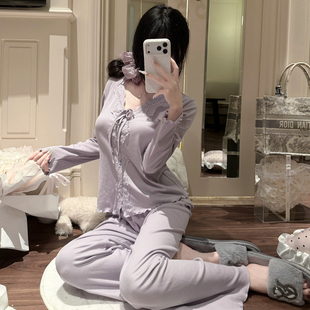 欧若拉睡衣女【原创系列】温柔性感韵味带胸垫两件套莫代尔睡衣