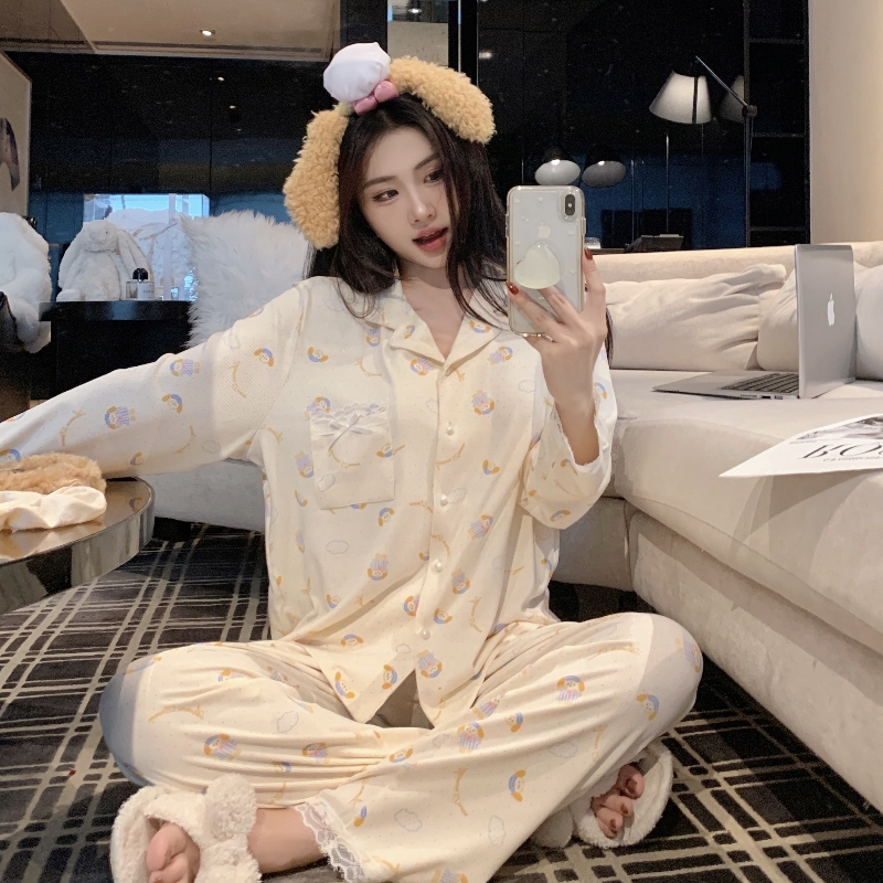欧若拉睡衣女莫代尔小狗家居服