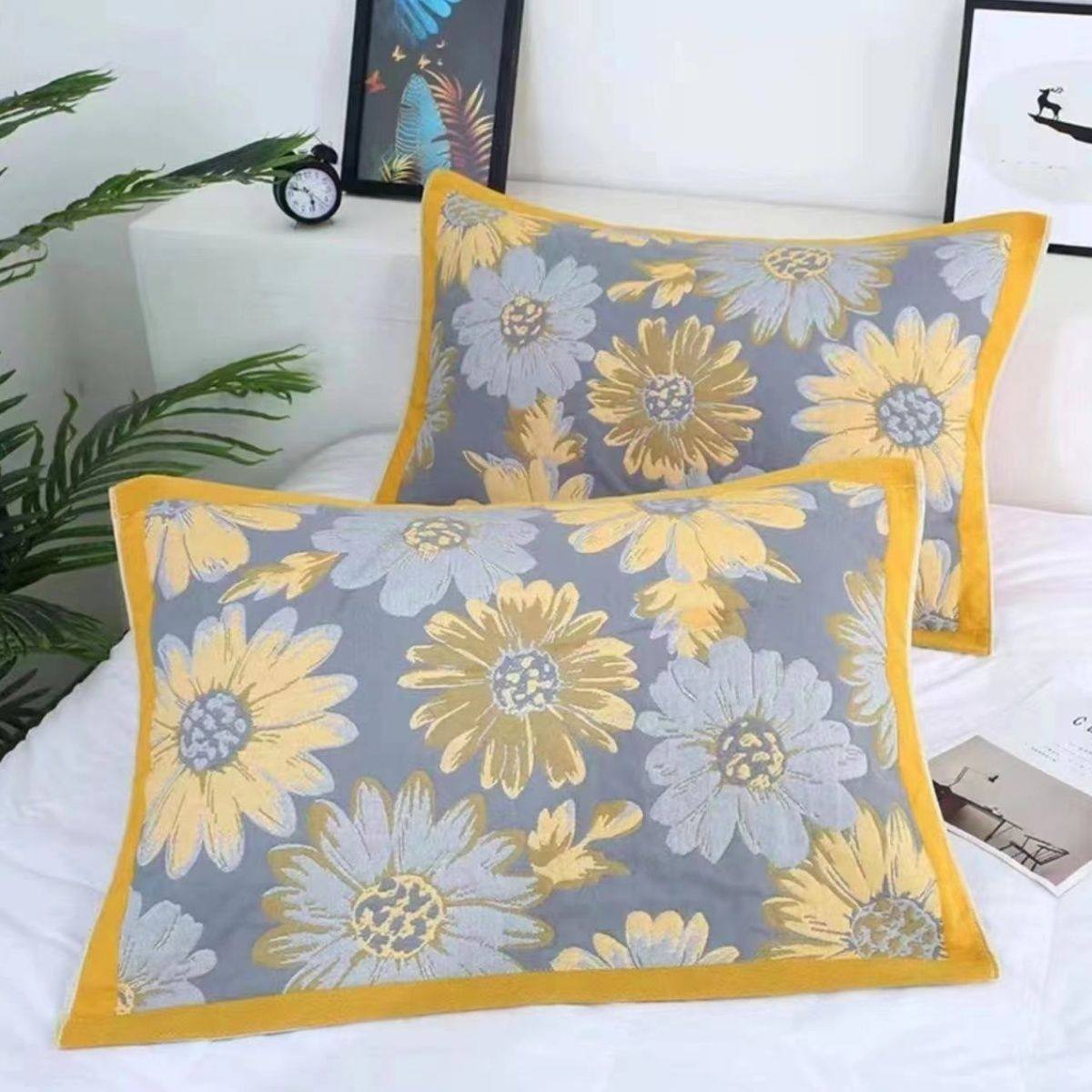 多层纱布枕巾高档加大加厚家用涤纶棉纱布现代枕头巾学生耐脏回礼,床上用品,枕巾,淘宝优惠券,粉丝福利购,淘宝优惠卷