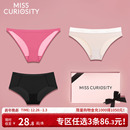 平角裤 女薄款 头纯棉抑菌裆性感透气中腰柔软舒适 无痕内裤 3条98元