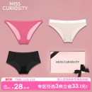 平角裤 女薄款 头纯棉抑菌裆性感透气中腰柔软舒适 无痕内裤 3条98元