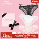纯棉抗菌裆绑带 性感纯欲低腰三角内裤 3条98元 好奇蜜斯蕾丝女法式