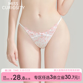 抗菌纯棉裆 女性感纯欲薄款 3条98元 好奇蜜斯蕾丝低腰三角内裤