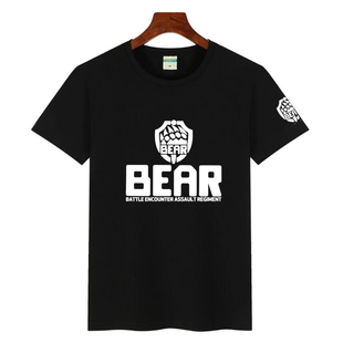 逃离塔科夫EFT游戏BEAR泰达USEC周边短袖t恤男女青少年纯棉衣服夏