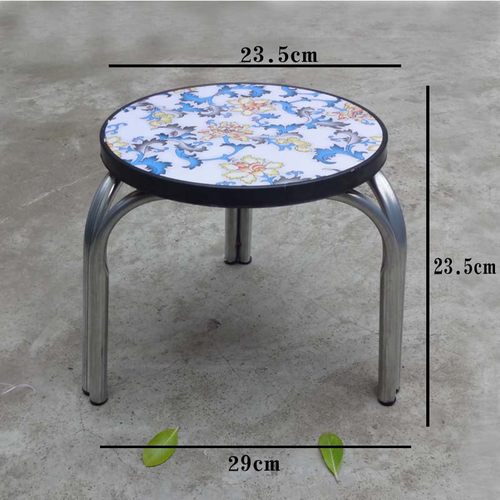 简易铁钢管三脚饭馆烧烤木面凳子