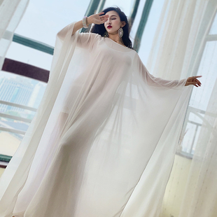 SWEGAL肚皮舞袍子甩发舞袍子哈利吉袍子肚皮舞服饰