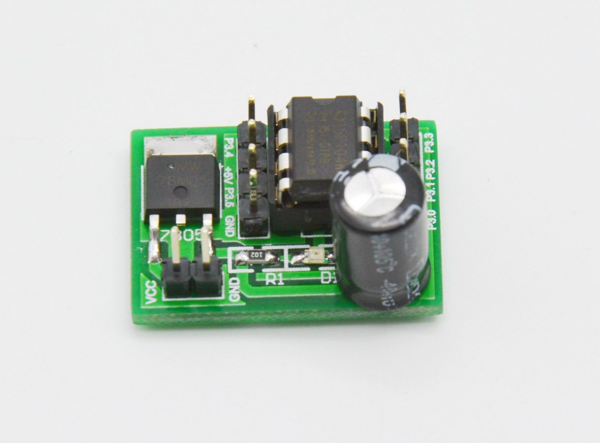 stc15f104w单片机8脚最小系统开发板 stc15w104单片机开发板