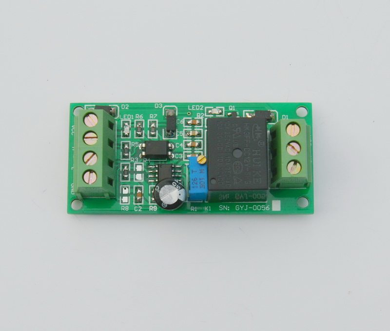 触发信号闭合继电器延时再断开时控模块 定时开关时间可调定时器