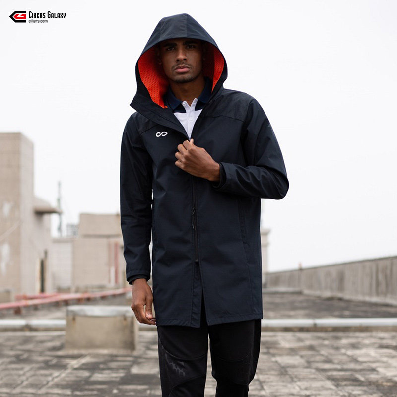 赛客cikers AI系列长款风雨衣防风防雨户外运动连帽风衣出场训练在类目 运动服/休闲服装, 运动风衣中 - 来自Buy2taobao.com提供专业的淘宝代购服务