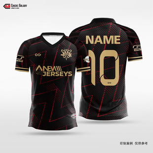 赛客cikers足球服定制男短袖比赛服GW2023成人儿童球衣队服训练服