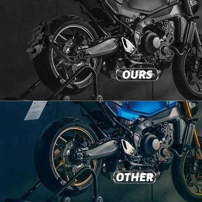 XSR900后挡泥板车牌照