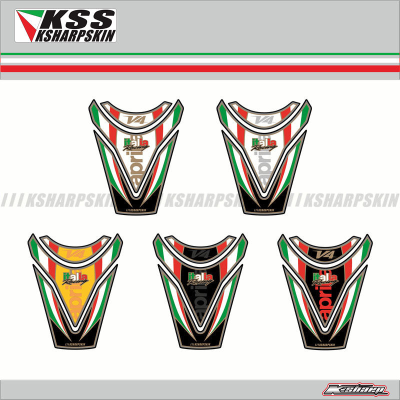 适用 阿普利亚 APRILIA RAV4  改装油箱贴 3D软胶鱼骨贴 油箱保护